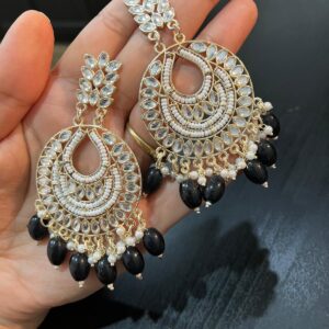 Over Sized Earrings Black